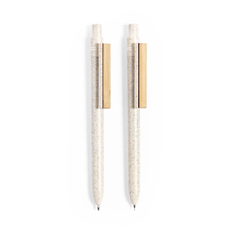 Wheat straw pen set - Image 2